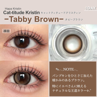 Cat-Titude Kristin 1Day — Tabby Brown 日抛 10片裝